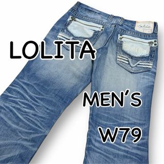 ロリータジーンズ(LOLITAJEANS)のLOLITA JEANS ロリータ 韓国ファッション W31 ウエスト79cm(デニム/ジーンズ)