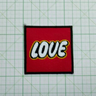 LOVE ワッペン ラブ ロゴ(ノベルティグッズ)