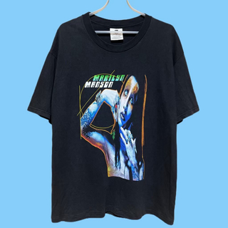 ヴィンテージ(VINTAGE)の90s MARILYN MANSON マリリンマンソン Tシャツ ビンテージ(Tシャツ/カットソー(半袖/袖なし))