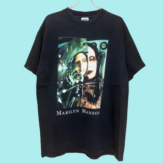 ヴィンテージ(VINTAGE)の90s MARILYN MANSON マリリンマンソン Tシャツ ビンテージ(Tシャツ/カットソー(半袖/袖なし))