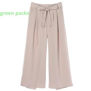 green parks - 新品・未使用 リボンワイドパンツ