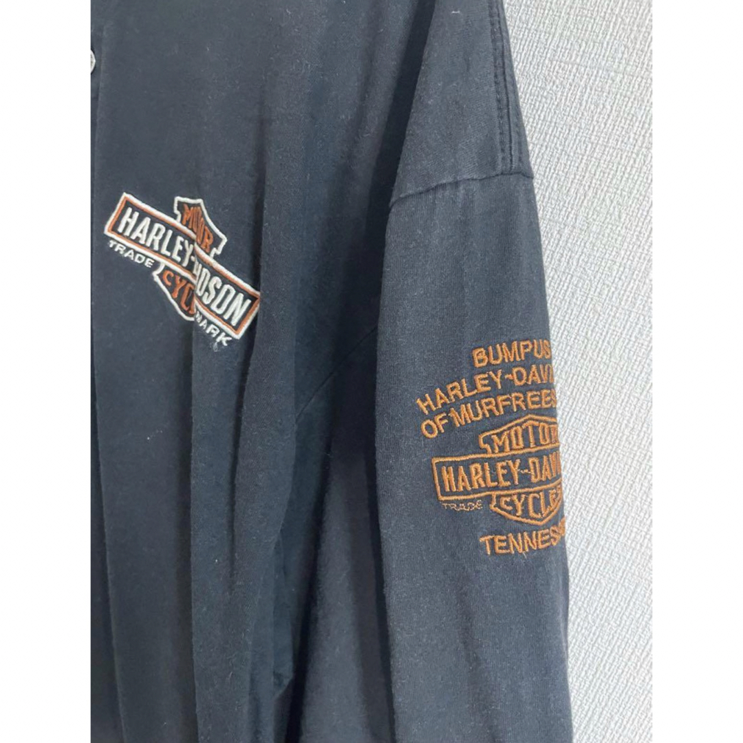 90s Harley-Davidson USA ロンT ハーレーダビッドソン トップス 90s Harley-Davidson USA ロンT ハーレーダビッドソン トップス