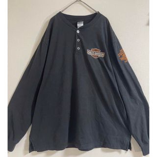 ハーレーダビッドソン(Harley Davidson)の90s Harley-Davidson  USA ロンT ハーレーダビッドソン(Tシャツ/カットソー(七分/長袖))