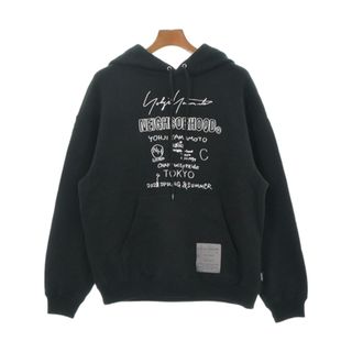 ヨウジヤマモトプールオム(Yohji Yamamoto POUR HOMME)のyohji yamamoto POUR HOMME パーカー S 黒 【古着】【中古】(パーカー)