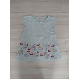 ユニクロ(UNIQLO)のユニクロ　子供服ノースリーブTシャツ　130cm　美品(Tシャツ/カットソー)