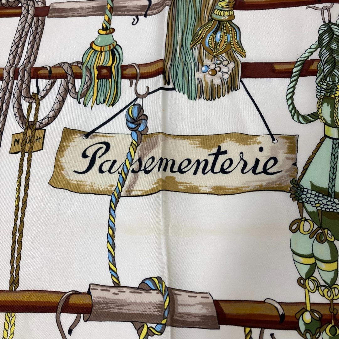 HERMES - エルメス HERMES カレ90 Pasementerie 紐飾り スカーフ HERMES - エルメス HERMES カレ90 Pasementerie 紐飾り スカーフ