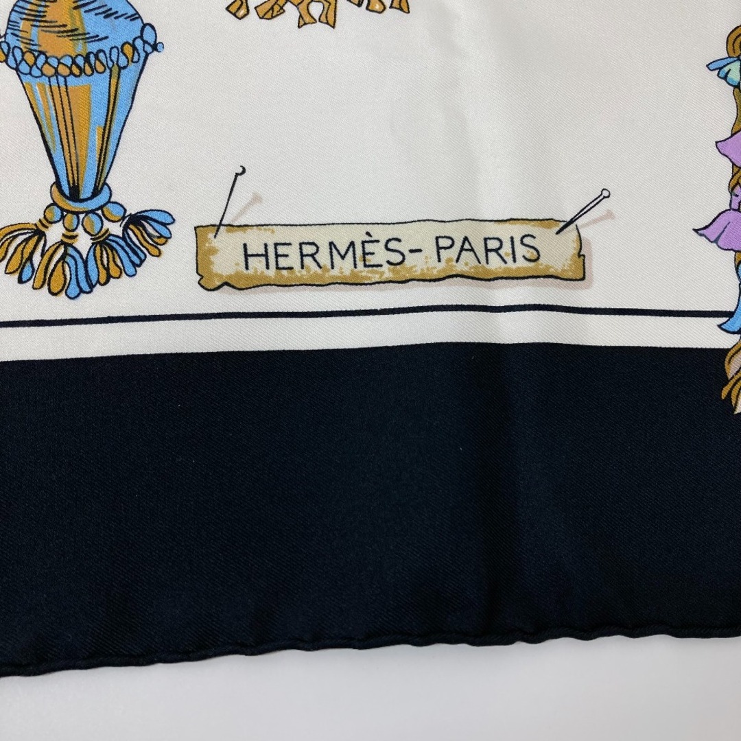 HERMES - エルメス HERMES カレ90 Pasementerie 紐飾り スカーフ HERMES - エルメス HERMES カレ90 Pasementerie 紐飾り スカーフ