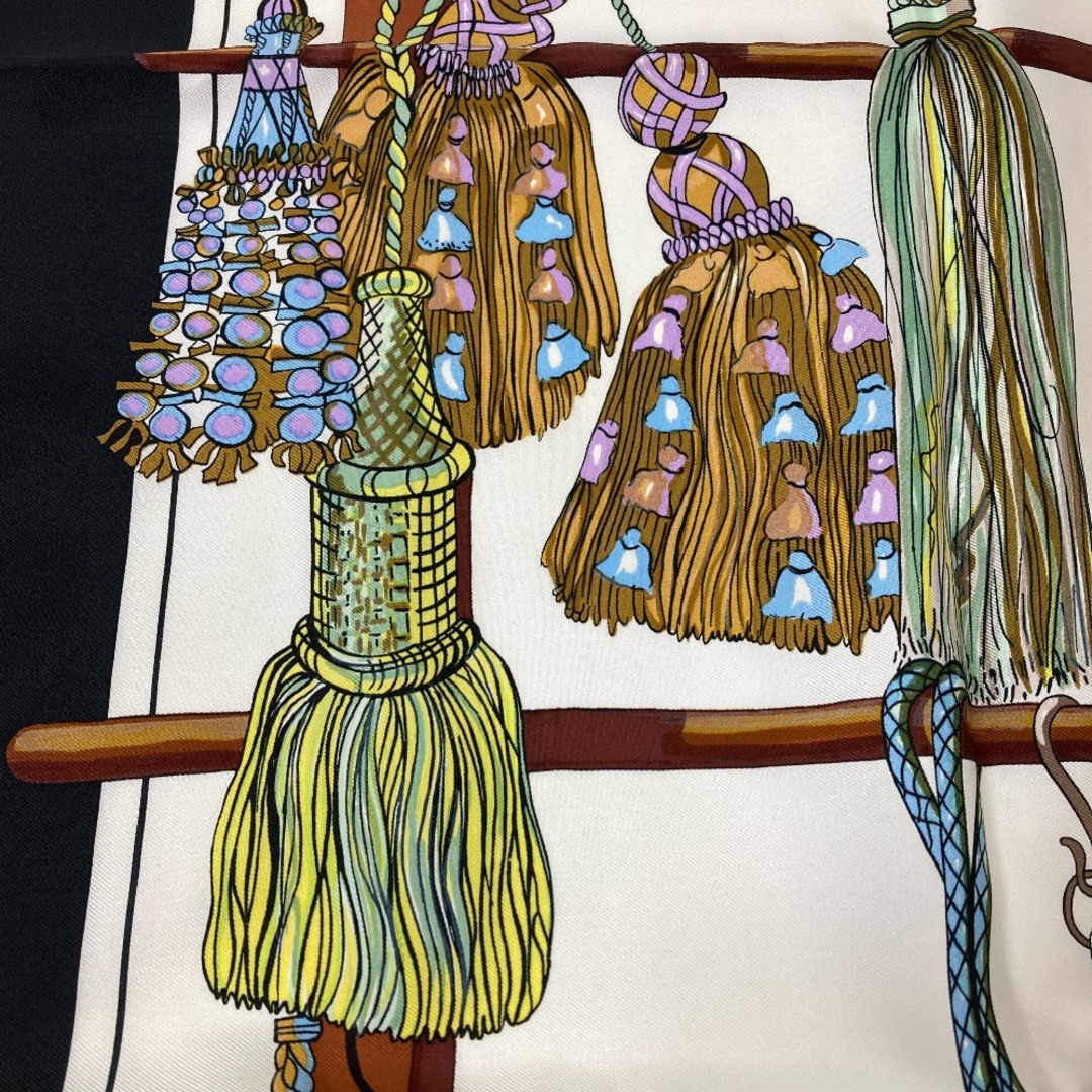 HERMES - エルメス HERMES カレ90 Pasementerie 紐飾り スカーフ HERMES - エルメス HERMES カレ90 Pasementerie 紐飾り スカーフ