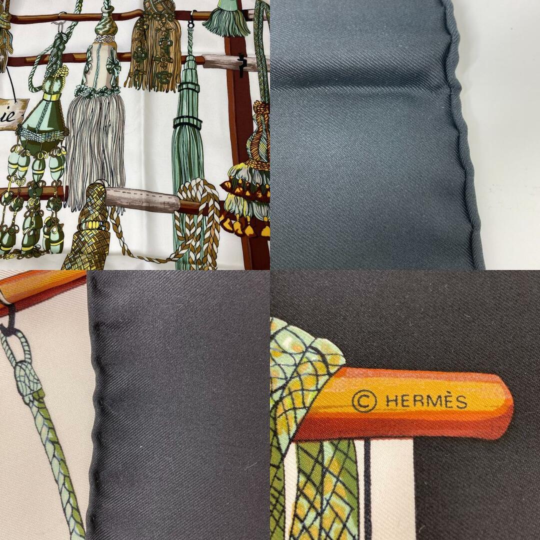HERMES - エルメス HERMES カレ90 Pasementerie 紐飾り スカーフ HERMES - エルメス HERMES カレ90 Pasementerie 紐飾り スカーフ