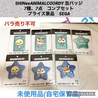 SEGA - SHINee ANIMALCOORDY 缶バッジ　7種　7点　コンプセット