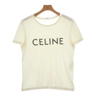 celine - CELINE セリーヌ Tシャツ・カットソー S 白 【古着】【中古】