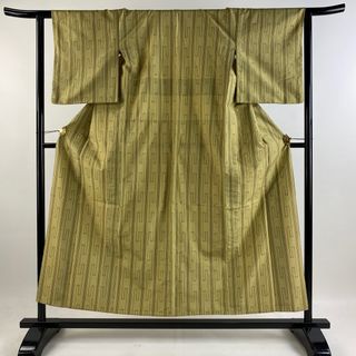 紬 身丈154.5cm 裄丈62.5cm 正絹 優品 【中古】(着物)