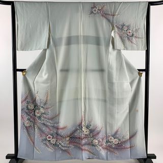 訪問着 身丈158.5cm 裄丈64cm 正絹 秀品 【中古】(着物)