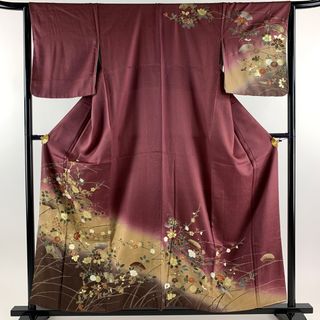 訪問着 身丈157cm 裄丈64.5cm 正絹 秀品 【中古】(着物)