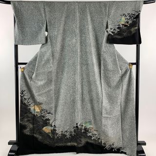 訪問着 身丈170cm 裄丈70cm 正絹 秀品 【中古】(着物)