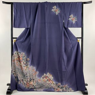 訪問着 身丈171cm 裄丈67cm 正絹 名品 【中古】(着物)