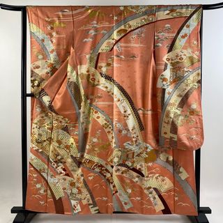 振袖 身丈160cm 裄丈65cm 正絹 名品 【中古】(着物)