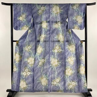 浴衣 身丈160.5cm 裄丈64.5cm 綿 美品 名品 【中古】(浴衣)