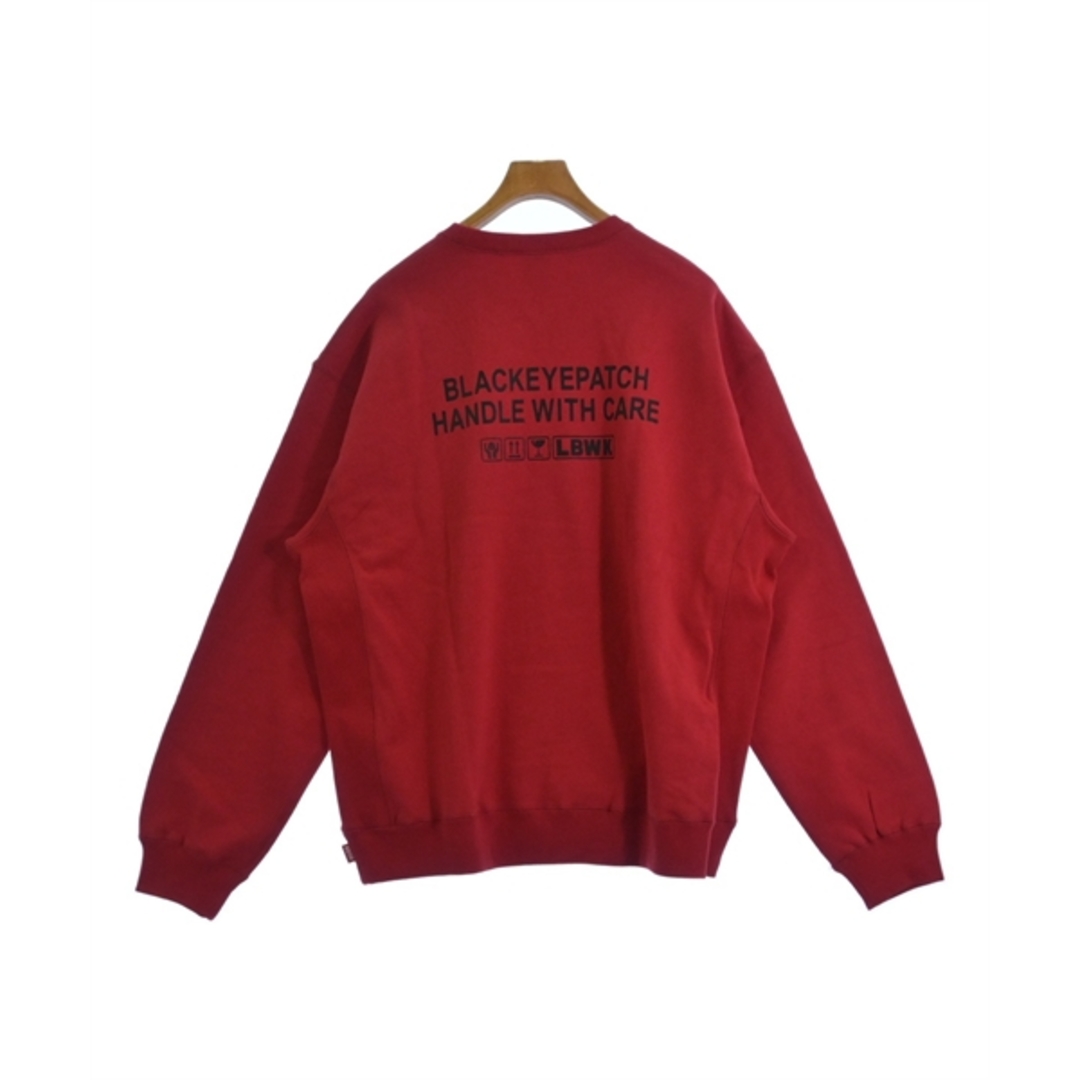 BLACK EYE PATCH ブラックアイパッチ スウェット XL 赤 【古着】 BLACK EYE PATCH ブラックアイパッチ スウェット XL 赤 【古着】
