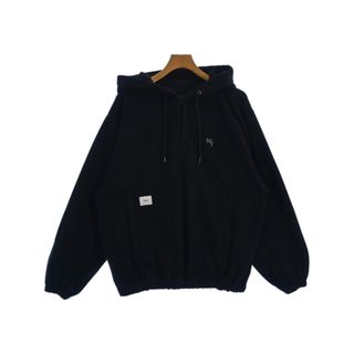 WTAPS ダブルタップス パーカー 2(M位) 黒 【古着】【中古】(パーカー)