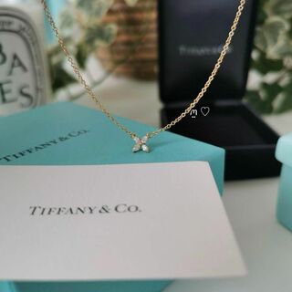 ティファニー(Tiffany & Co.)のティファニー　ビクトリアネックレス　ミニ　ダイヤモンドペンダント　ローズゴールド(ネックレス)