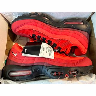 ナイキ(NIKE)の極美品 NIKE AIR MAX 95 OG HABANERO RED 27.5(スニーカー)