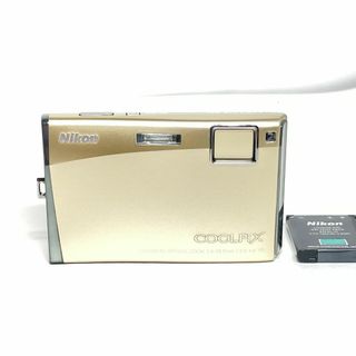 ニコン(Nikon)の極上品 ニコン COOLPIX S60 リッチゴールド(コンパクトデジタルカメラ)