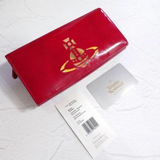 ヴィヴィアンウエストウッド(Vivienne Westwood)の新品未使用　ヴィヴィアンウエストウッド VIVIEN　エナメル長財布　オーブ(財布)