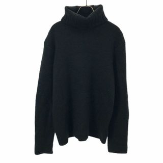 アレキサンダーワン(Alexander Wang)のアレキサンダーワン 長袖 タートルネック セーター M ブラック Alexander Wang エルボーパッチ ニット メンズ(ニット/セーター)