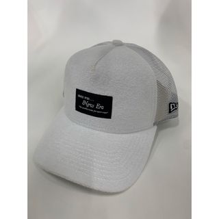 ニューエラー(NEW ERA)のニューエラ  パイル地　ブラックパッチロゴ　メッシュキャップ　ゴルフ(キャップ)