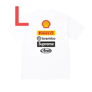 シュプリーム(Supreme)のSupreme Ducati Logos Tee White Lサイズ(Tシャツ/カットソー(半袖/袖なし))