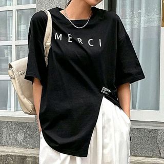 SHEIN - SHEIN★ドロップショルダー 半袖Tシャツ Mサイズ