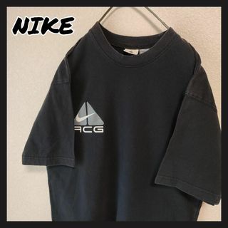 NIKE - NIKE 半袖 tシャツ 両面 ACGプリント ブラック 黒 ヴィンテージ 古着