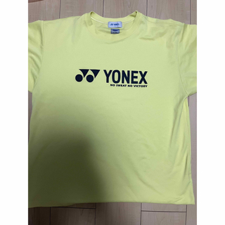 ヨネックス(YONEX)の美品　バドミントン テニス ヨネックス Tシャツ ウェア　イエロー YONEX(バドミントン)