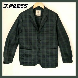 ジェイプレス(J.PRESS)のＪプレス ジェイプレ テーラードジャケット シアサッカー М タータンチェック(テーラードジャケット)