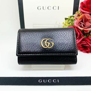 グッチ(Gucci)の✨極美品✨グッチ GUCCI GG マーモント 6連 キーケース バイカラー(キーケース)