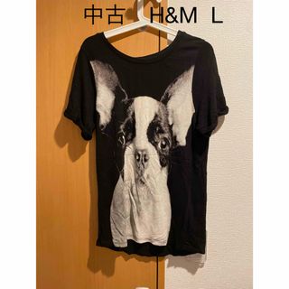 エイチアンドエム(H&M)の中古　愛着　H&M Tシャツ　L(Tシャツ/カットソー(半袖/袖なし))