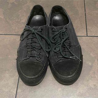 ヨウジヤマモト(Yohji Yamamoto)のyohji yamamoto ヨウジヤマモト スニーカー　黒 27㎝(スニーカー)