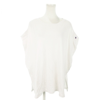 ローズバッド(ROSE BUD)のローズバッド × チャンピオン チュニック Tシャツ 半袖 ロゴ M 白(チュニック)