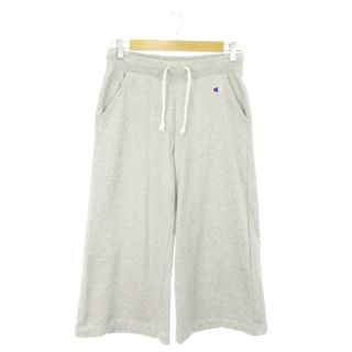 チャンピオン(Champion)のチャンピオン パンツ スウェット ワイド ガウチョ ストレッチ ロゴ M グレー(その他)