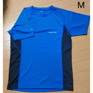 モンベル(mont bell)のモンベル　ウイックロンクールT　メンズM　ブルー(Tシャツ/カットソー(半袖/袖なし))