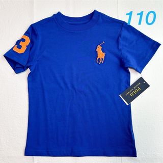 ポロラルフローレン(POLO RALPH LAUREN)の新作◆ラルフローレンビッグポニーTシャツ ブルー 4T/110(Tシャツ/カットソー)