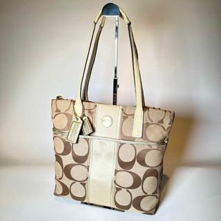 コーチ(COACH)の✨良品✨COACH コーチ シグネチャー トートバッグ F25771(トートバッグ)