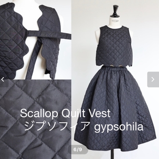 Scallop Quilt Vest ジプソフィア gypsohila