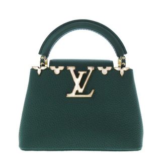 ルイヴィトン(LOUIS VUITTON)のLOUIS VUITTON(ルイヴィトン) ハンドバッグ カプシーヌ レディース美品  カプシーヌ MINI M23766 グリーン トリヨンレザー（皮革の種類：牛革）(ハンドバッグ)