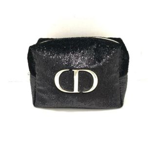 クリスチャンディオール(Christian Dior)のDIOR/ChristianDior(ディオール/クリスチャンディオール) ポーチ美品  - 黒 BEAUTE 化学繊維(ポーチ)