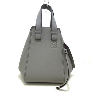 ロエベ(LOEWE)のLOEWE(ロエベ) ハンドバッグ美品  ハンモックバッグコンパクト A538H13X03 パールグレー ソフトグレインカーフ(ハンドバッグ)