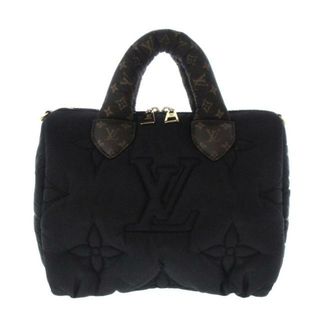 ルイヴィトン(LOUIS VUITTON)のLOUIS VUITTON(ルイヴィトン) ハンドバッグ LVピロー レディース スピーディバンドリエール25 M59008 黒 リサイクルナイロン(ハンドバッグ)