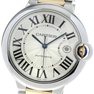 カルティエ(Cartier)のカルティエ CARTIER W69009Z3 バロンブルー LM YGコンビ 自動巻き メンズ 良品 _818638(腕時計(アナログ))