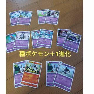 ポケモン(ポケモン)のポケモンカード　タネポケモン＋1進化　　14枚セット(シングルカード)